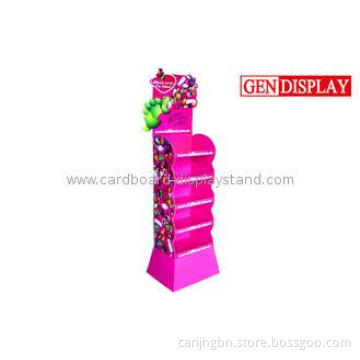 100% Recycle Candy Cardboard Display Stand For Supermarket